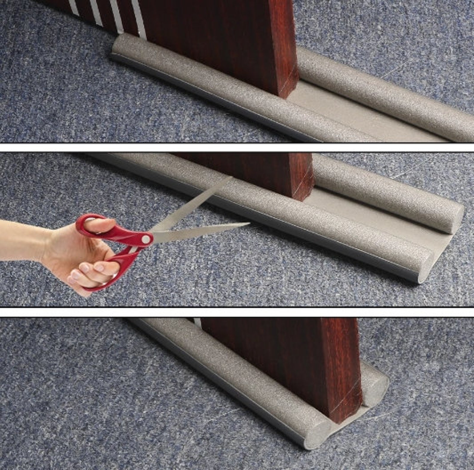 Foam Guard Door Bottom Sealing Strip Sound Proof Noise Etsy