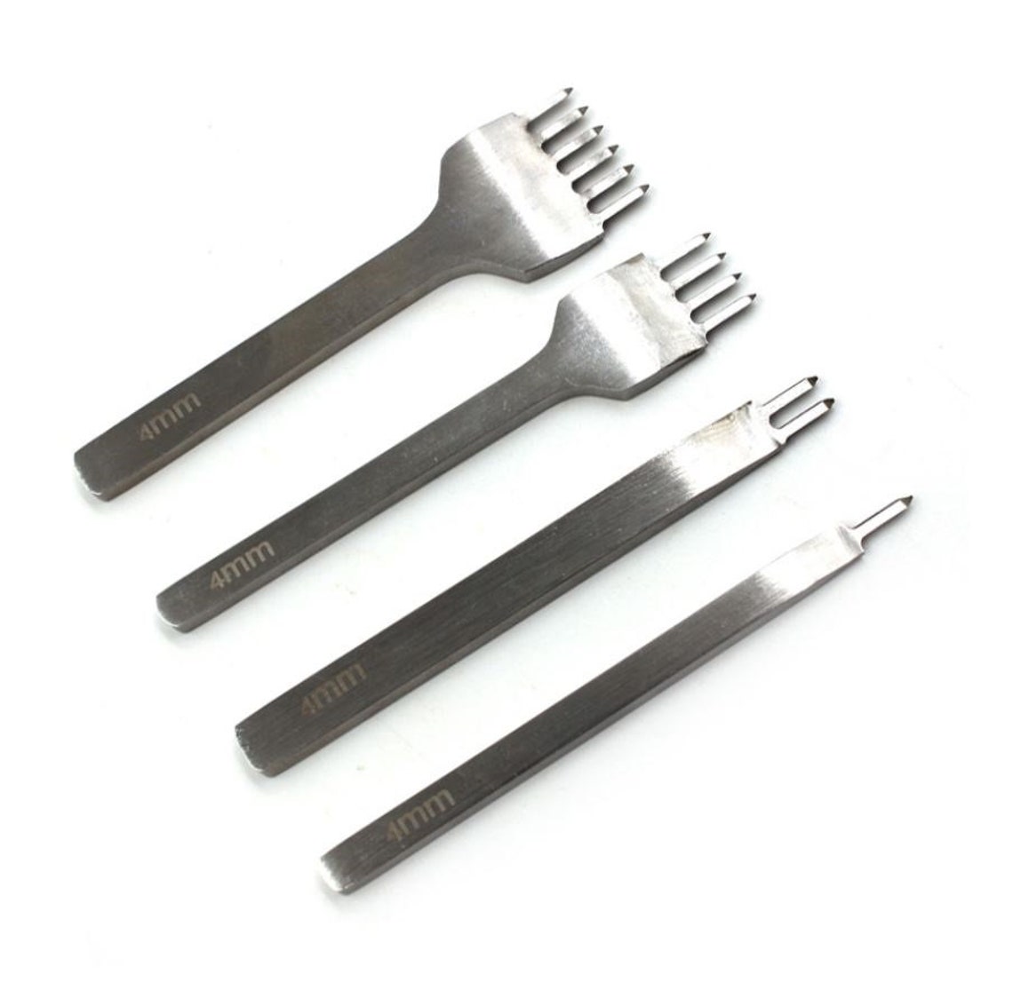 4pcs 4mm Handmade Leather Punching Tool Punches Hand Tools for Etsy
