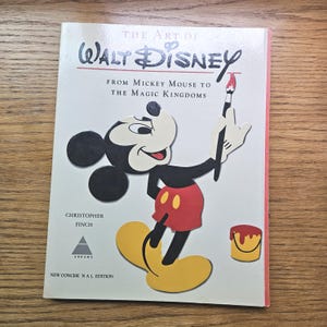 Vintage The Art of Walt Disney by Christopher Finch 1975 Softcover - very nice condition