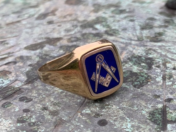 Masonic ring reversible clearance