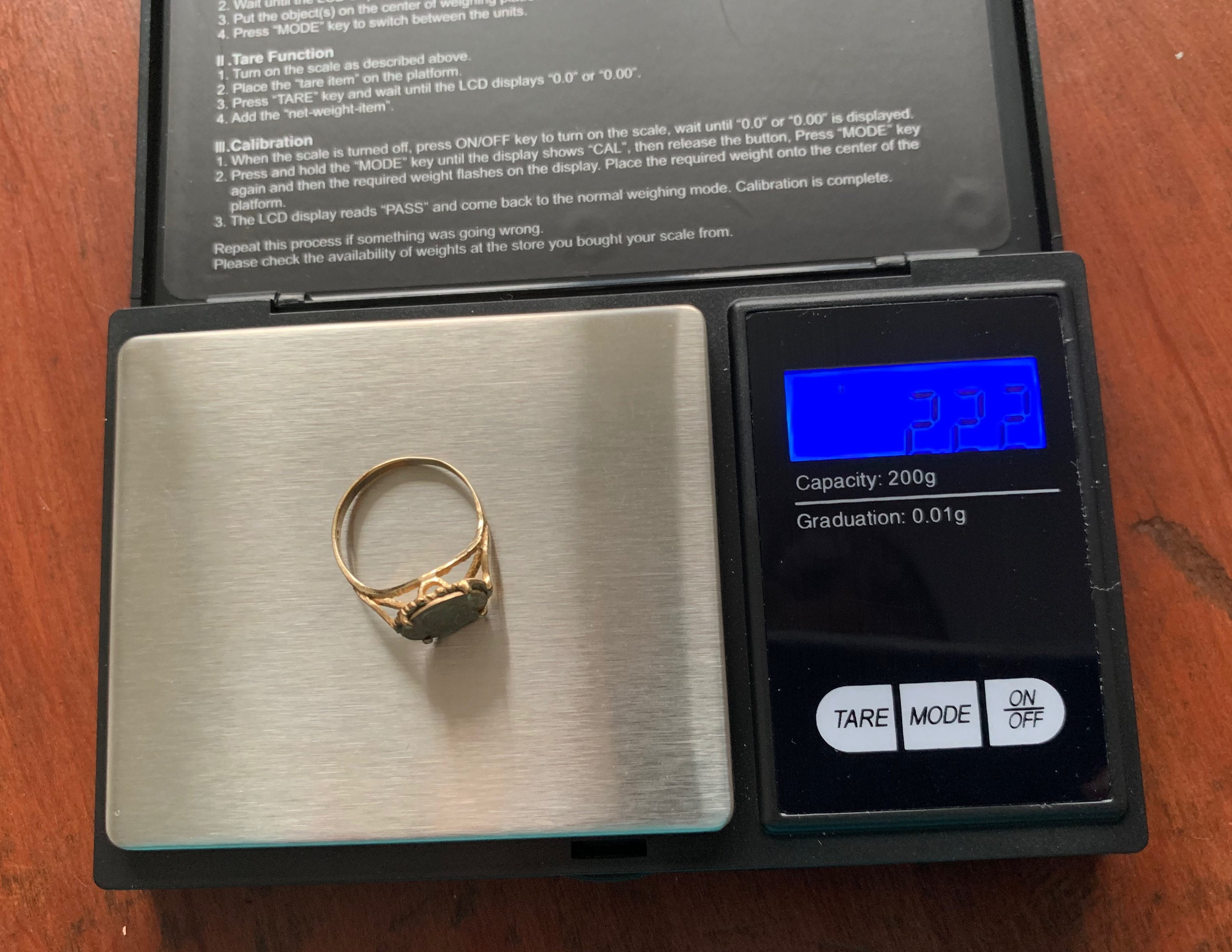 Vintage 9ct Gold Coin Ring, Size UK N, US 6 3/4 - Etsy