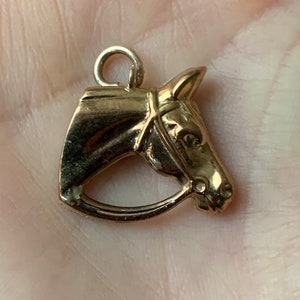 9ct Gold Pferd Charme