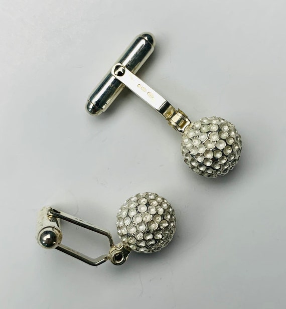 Vintage 925 Sterling Silver Cufflinks - image 3