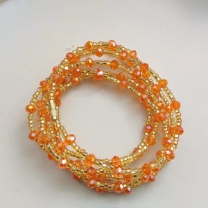 Set of 2 Waist Beads / Belly Jewelry / Weightloss Tracker/ Belly Beads image 10