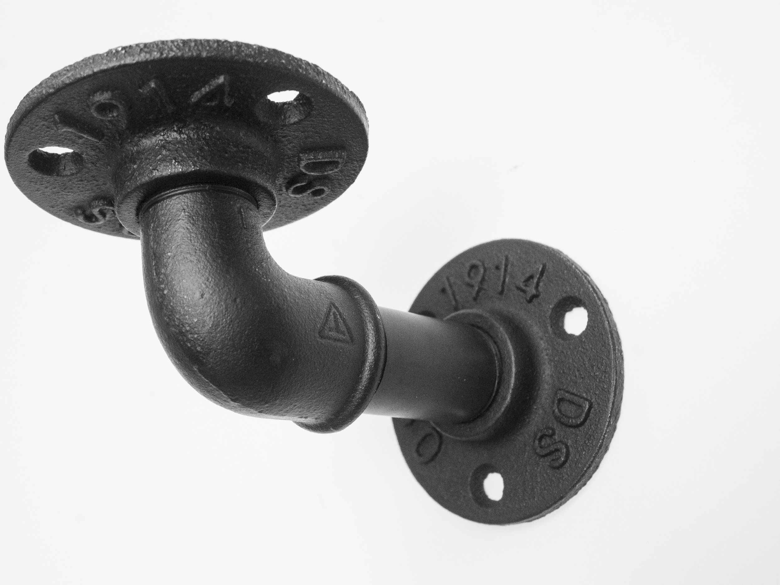 Industrial Steel Pipe Shelf Bracket Holder. Loft Retro Shelf Etsy UK