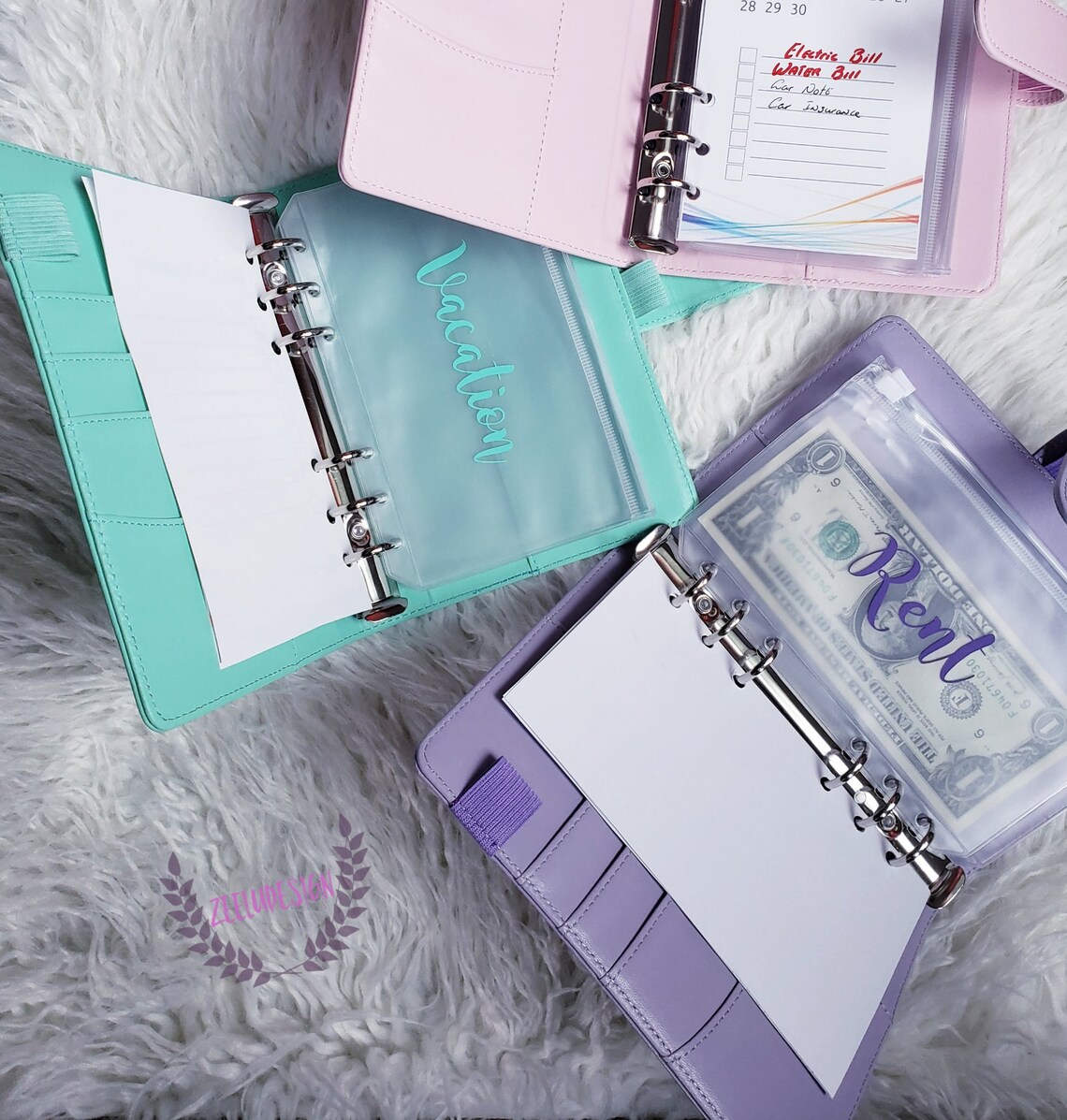 CASH ENVELOPE System binder BUDGET Binder with Money Pockets Etsy