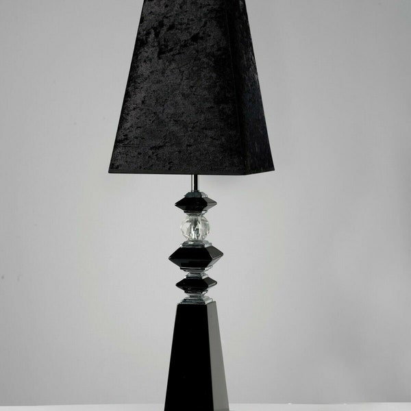 Crystal Table Lamp Etsy UK