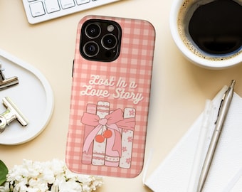 Bookish iPhone 16 Case | Pink Aesthetic Reader Design