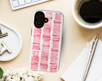 Pink Book Stack iPhone Case | Book Lover Gift