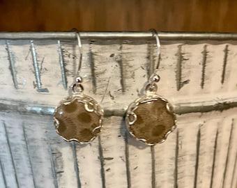 Petoskey Stone Earrings