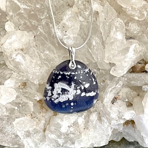 Colar Leland Azul, Prata Esterlina