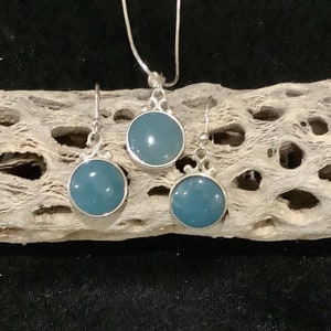 Leland Blue Necklace and Earring Set