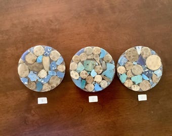 Petoskey Stone & Leland Blue Coaster