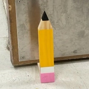 Personalized Pencil Doorstop: Teacher Classroom Decor