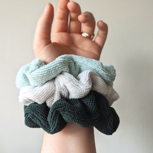 Absorbent Microfiber Towelling Scrunchie | Swimming and Beach Scrunchie