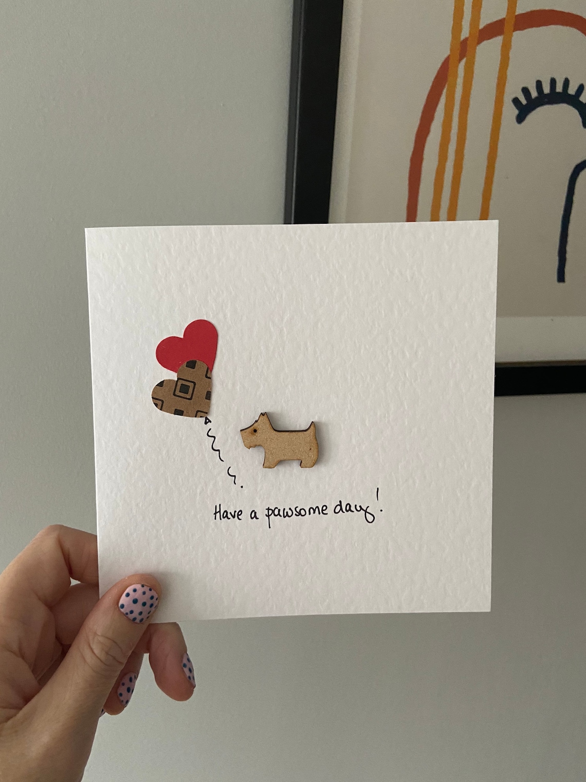 Handmade Dog birthday card birthday card dog card dogs dog Etsy