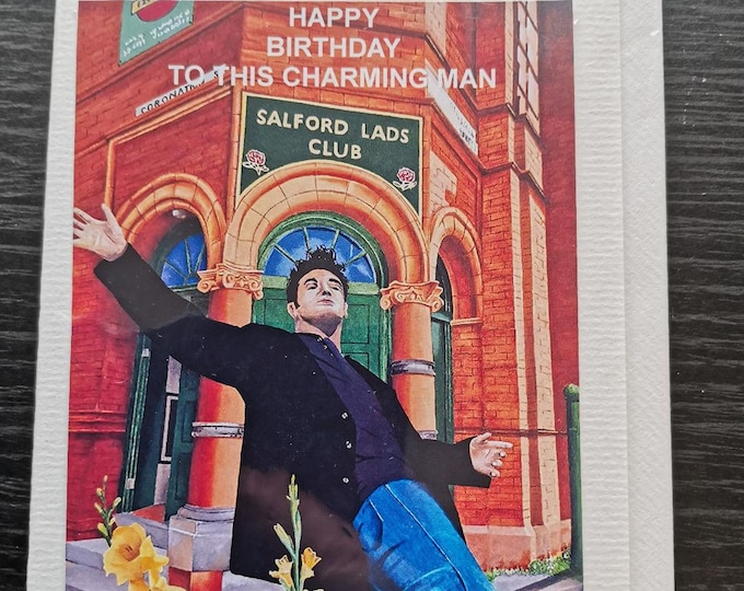 Morrissey Birthday Card, Happy Birthday to This Charming Man, Greeting ...