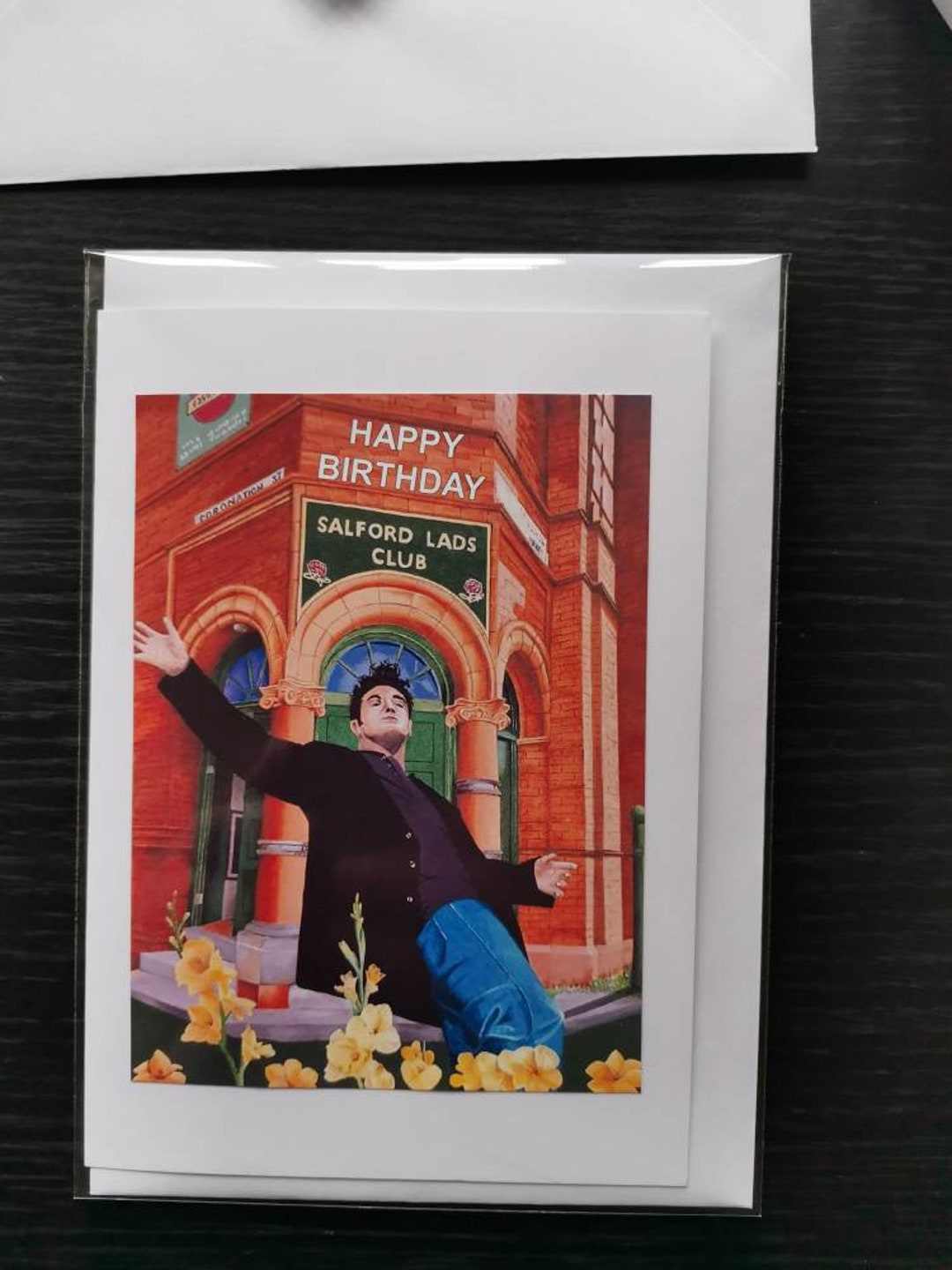 Morrissey Happy Birthday Card, Blank Inside With Envelope, Plastic