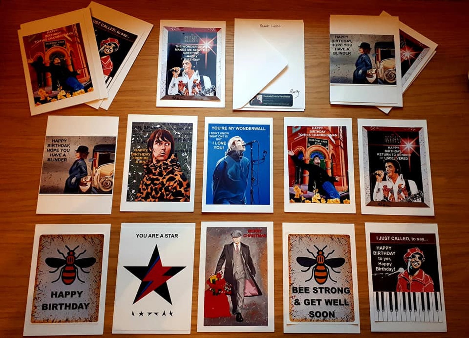 David Bowie, Happy Birthday Card - Aladdin Sane - David Bowie Birthday ...