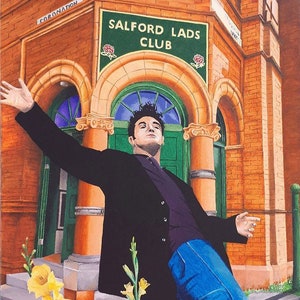 Morrissey *SALE PRICE* originally from The Smiths, Salford Lads Club. Limited edition Art Print signed and NUMBERED. Moz, Mozzer