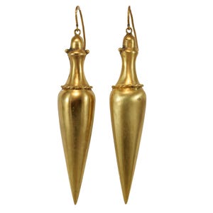 Victorian 14K Gold dangle earrings