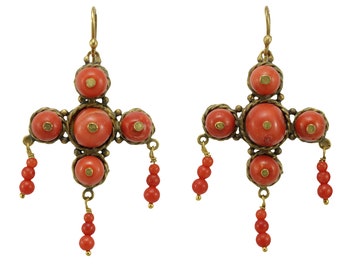 Victorian 14K Gold dangle earrings