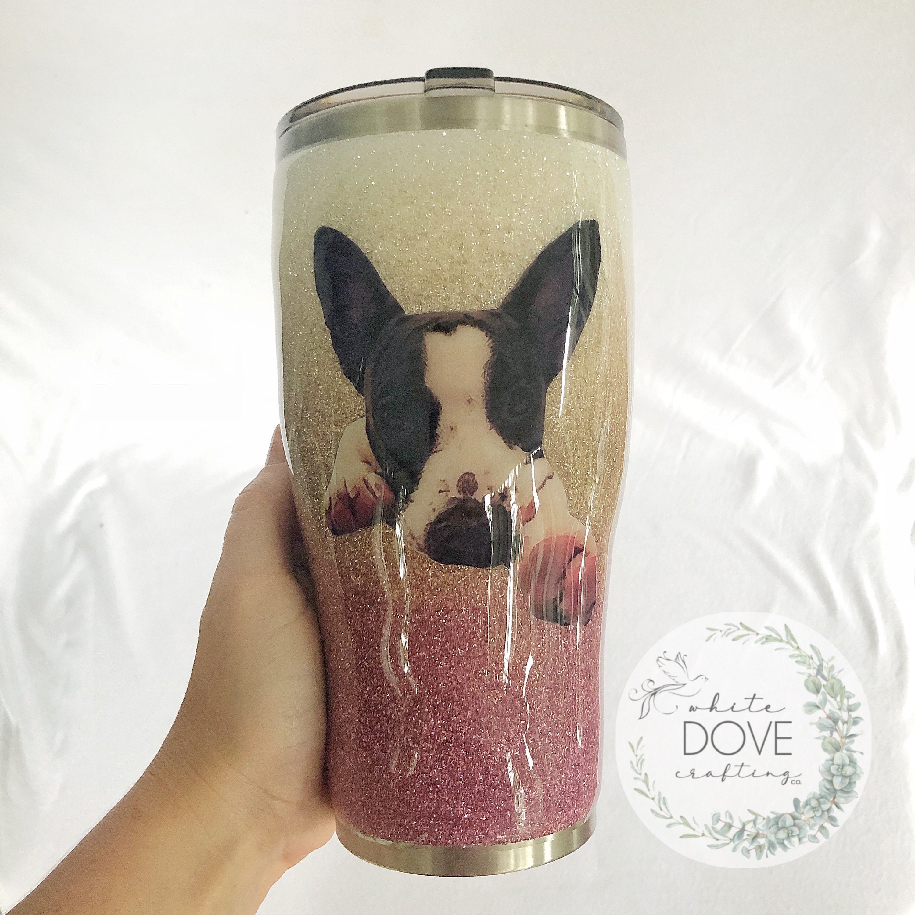 Custom Dog Tumbler Custom Epoxy Tumbler Custom Pet Tumbler Etsy