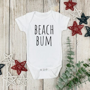 Beach Bum Baby Onesie: Rae Dunn Inspired Beach Outfit