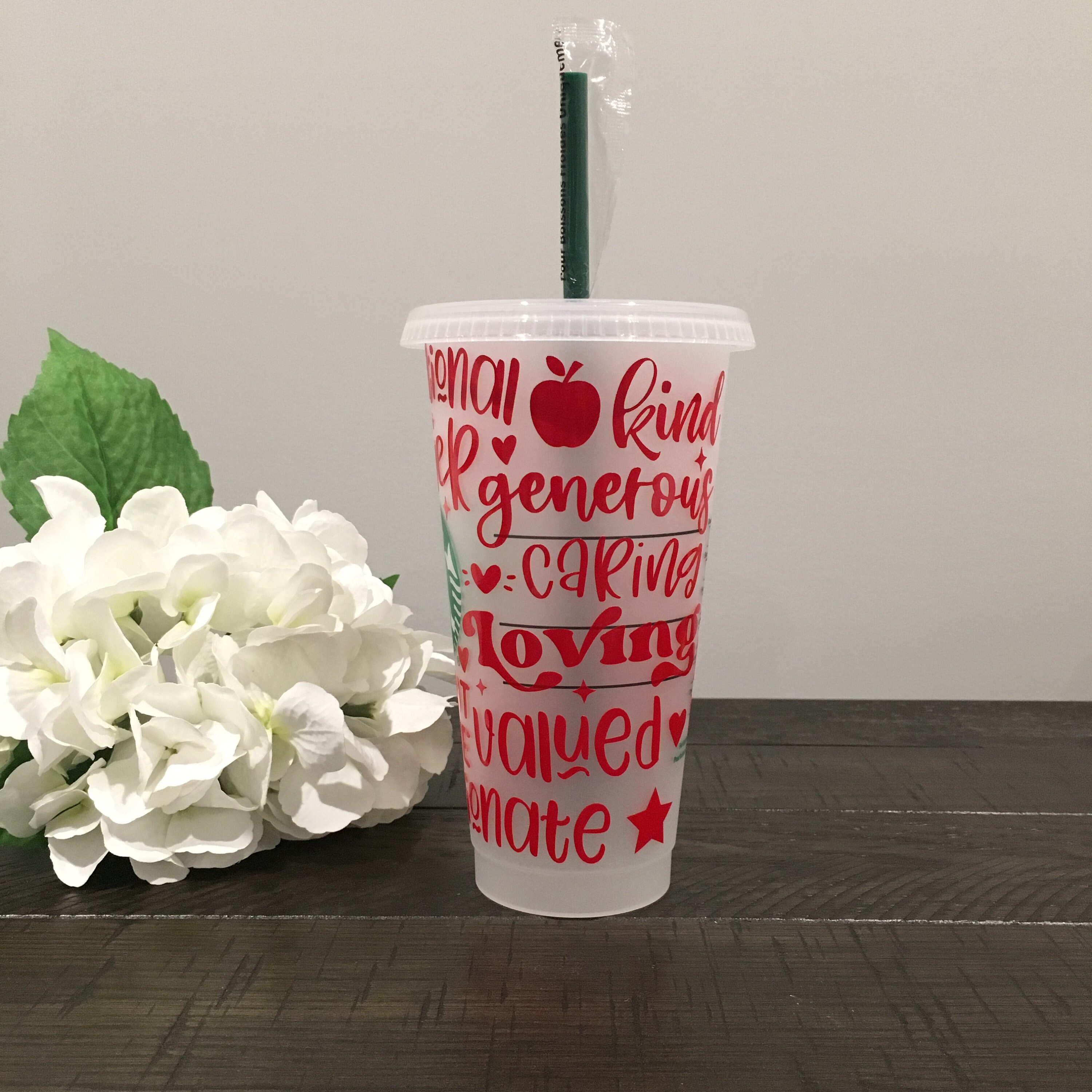 Teacher Starbucks Cup Teacher Appreciation Week Gift Personalized