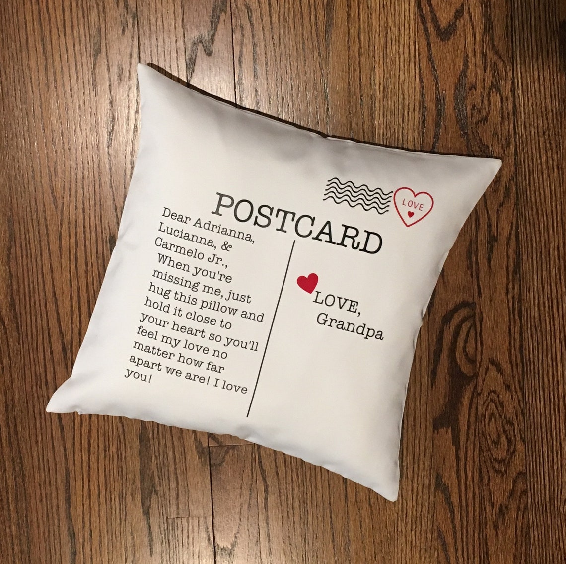 Home Decor Throw Pillow Message from Heaven Pillow Memory Etsy