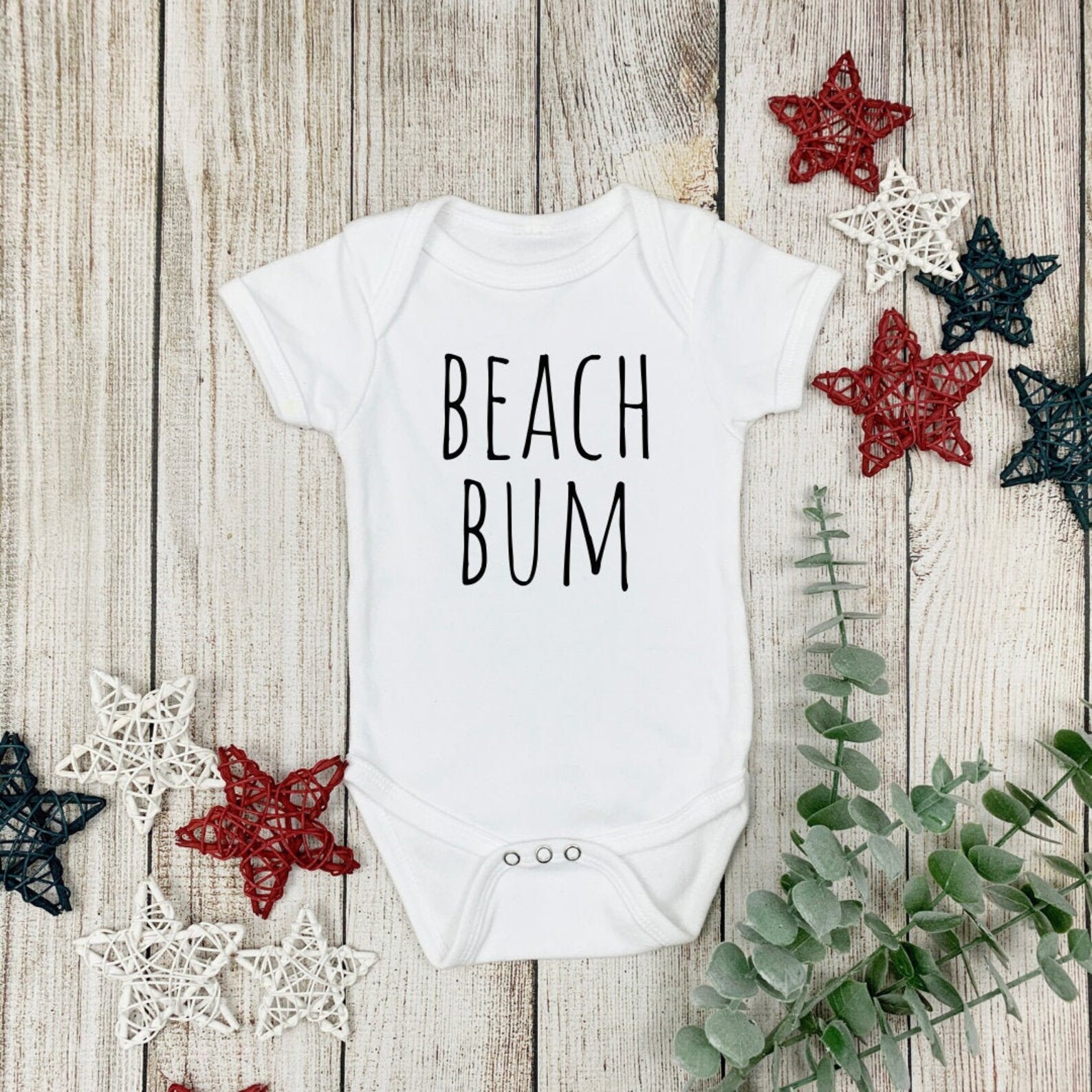 Beach Bum Onesie Bodysuit Baby Beach Outfit Baby's - Etsy