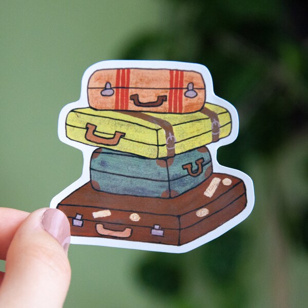 Suitcase Stickers Etsy