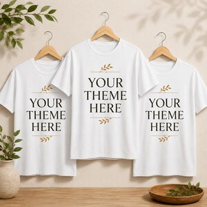 Custom Iron On Transfer: 3 T-Shirt Designs (Digital PDF)