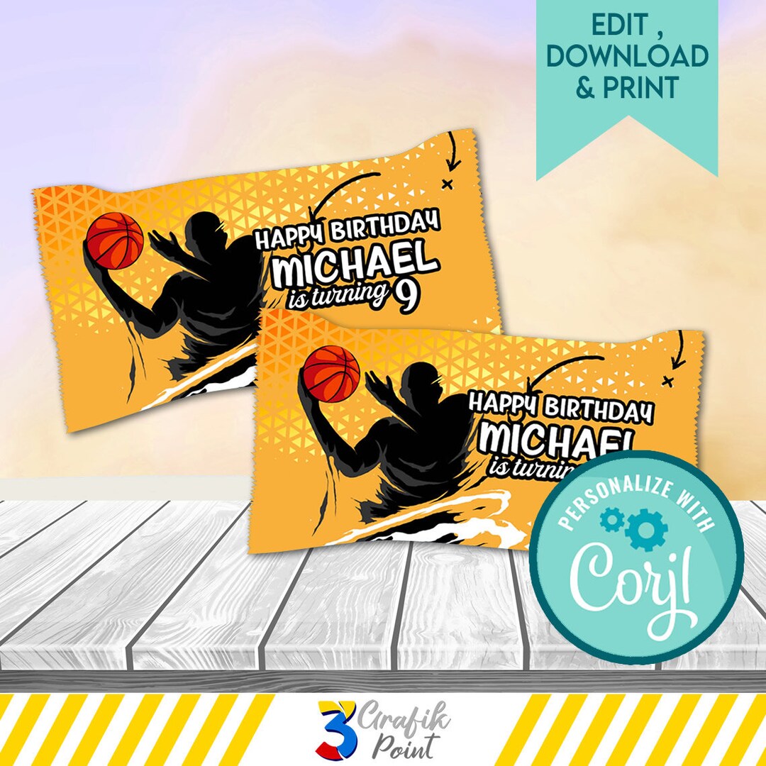 Editable Basketball Rice Krispies, Basketball Rice Crispy Treats