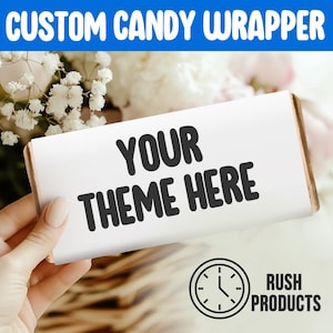 Personalized Dance Party Candy Bar Wrapper: Custom Favor (12hr RUSH Digital PDF