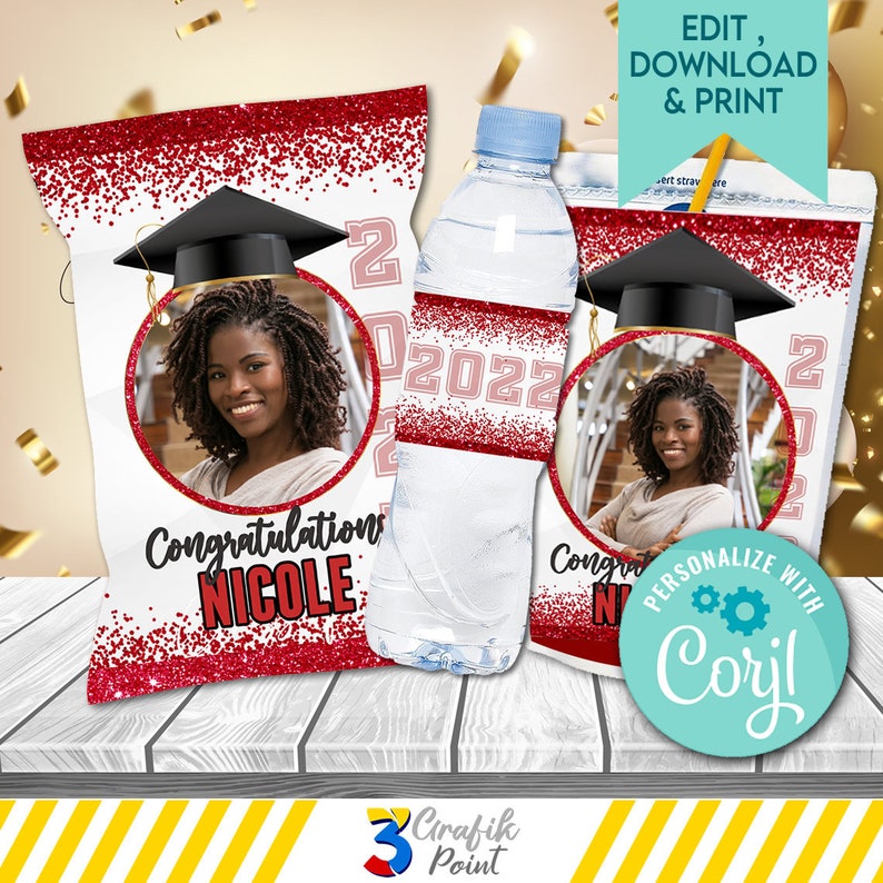 2022 Graduation Party Favor Set Class of 2022 Graduation Etsy