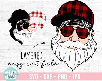 Download Santa With Glasses Etsy PSD Mockup Templates