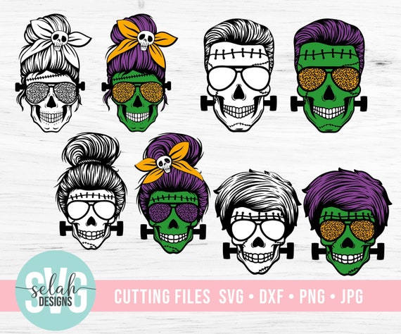 Download Halloween Skull Boy Svg Mom Of Monsters Skull Sublimation Etsy