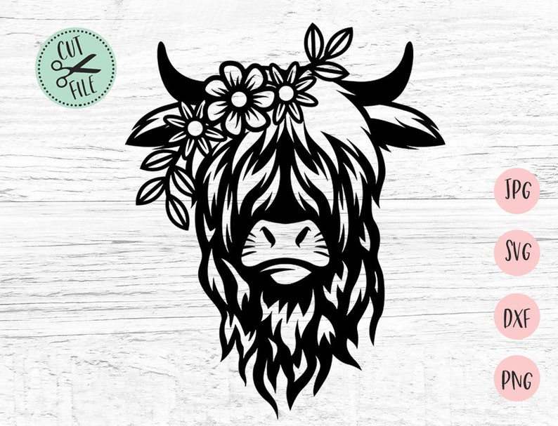 Download Highland Cow svg Highland Heifer svg Cow image Cow Png Cow ...