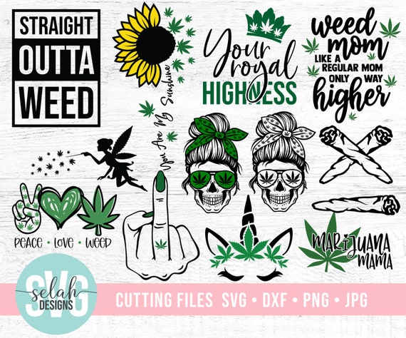 Download Weed svg bundle weed sunflower svg weed unicorn svg | Etsy