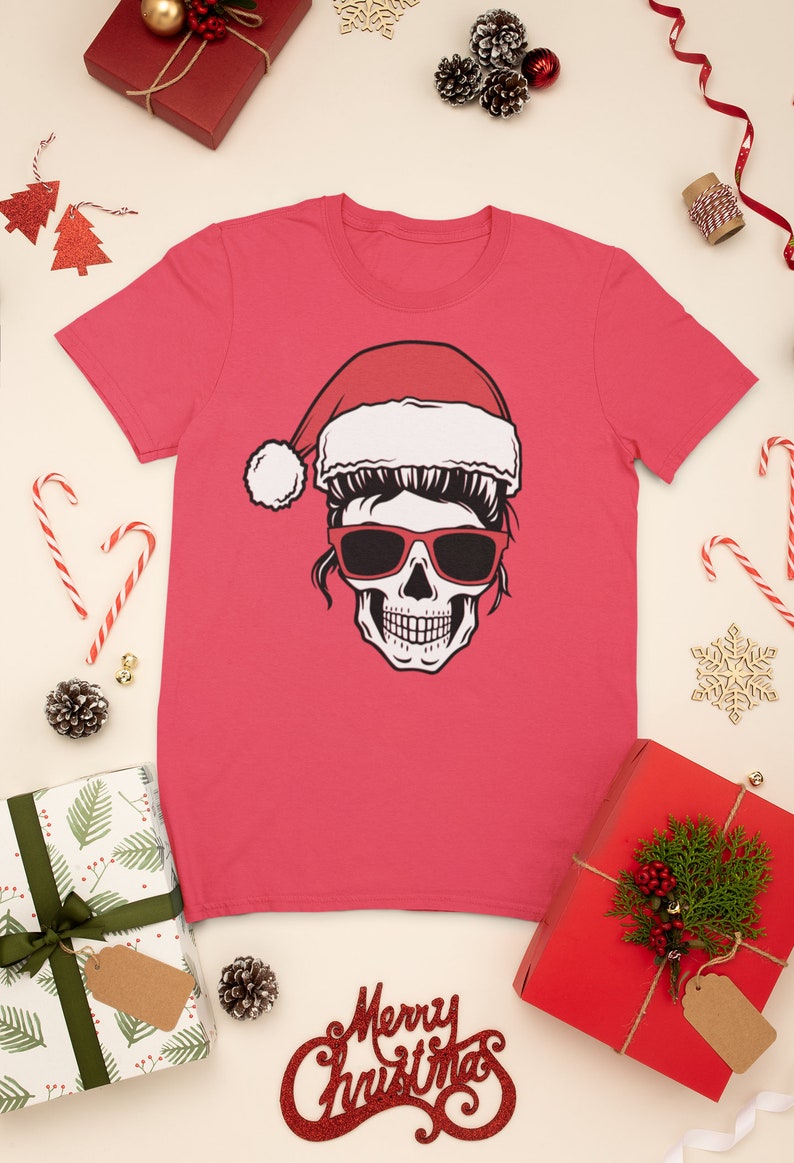 Download Mom Skull Christmas svg Christmas eggnog lover mother xmas | Etsy