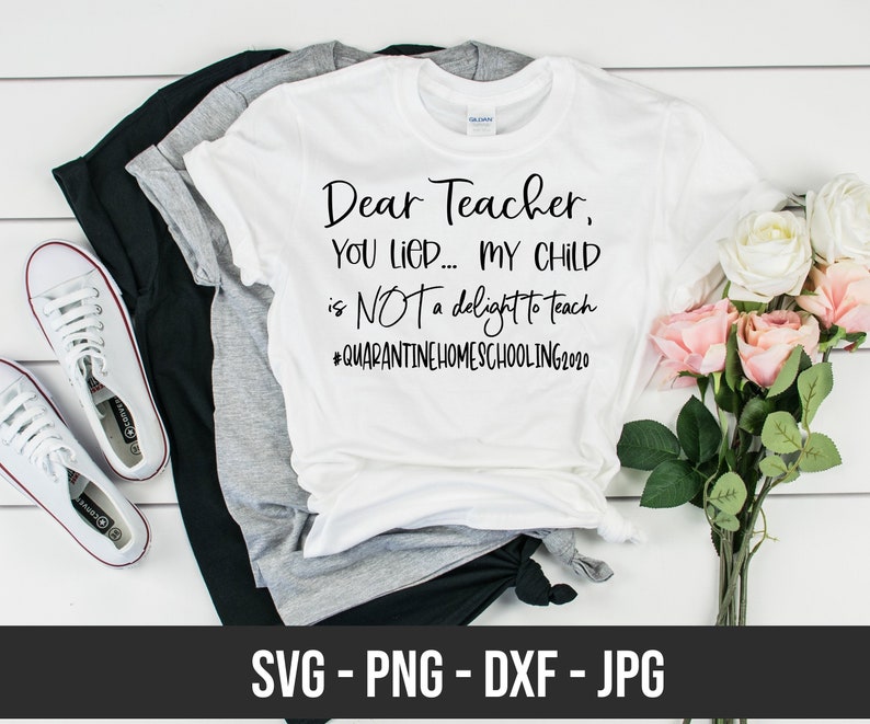 Download Dear teacher you lied svg quarantine 2020 svg teacher | Etsy
