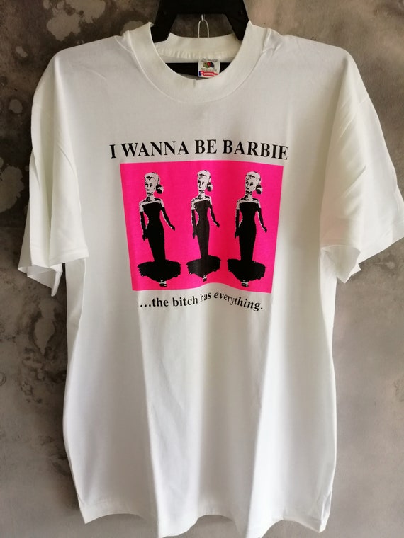 Vintage WANNA BARBIE Shirt 90's