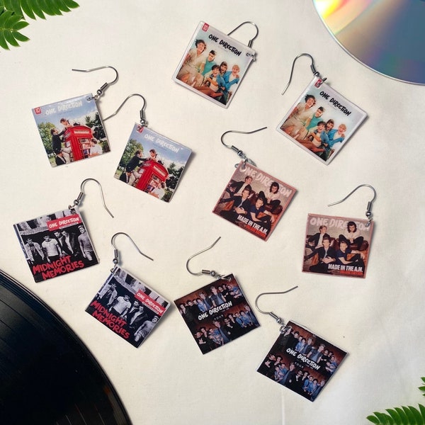 One Direction Album Cover Earrings