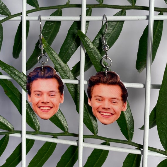 Harry Styles Face Earrings Etsy