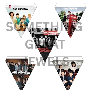 One Direction Albums Party Decor