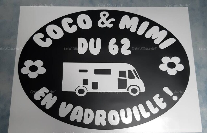 Sticker Personnalisé Autocollant CampingCar Adhésif Prénom Etsy France