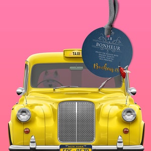 NYC Taxi Cab Print: Westie Dog Art (Digital Download)