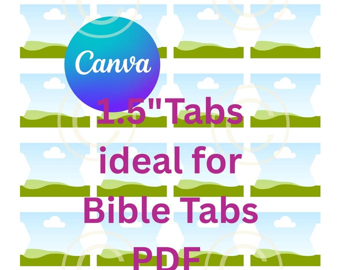Bible Tabs | Bible Tabs Printable for Journaling Bible | Bible Divider ...