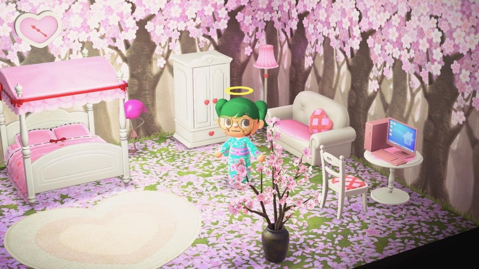 Animal Crossing Cute Bedroom Set Etsy